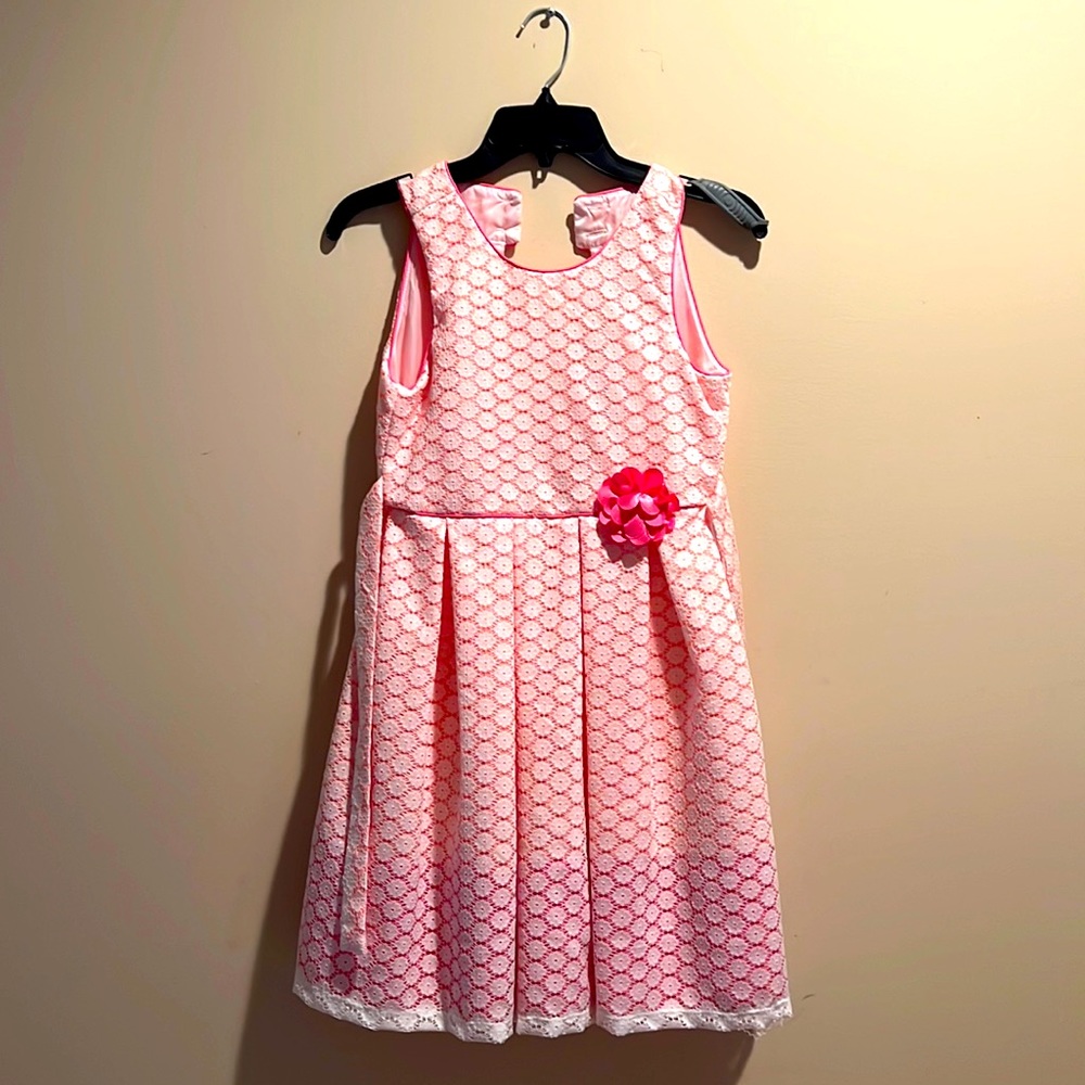 Girls dress. Worn once. No stains.